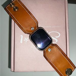 Spark*l Bands XS/S Genuine Vachetta Bow Band for Apple Watch 38-41